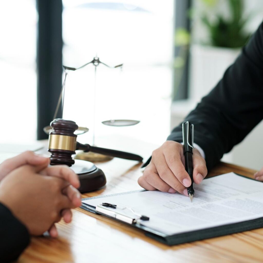 Attorney Or Lawer Consulting Client About His Offe NS7E662 1 1 1024x1024